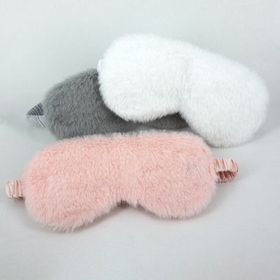 Honeydew Satin Plush Eye Mask