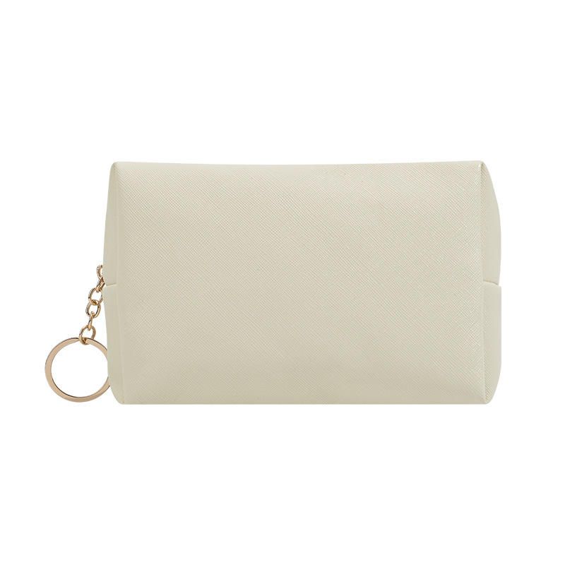 Basic Cosmetic Pouch, Colour: White