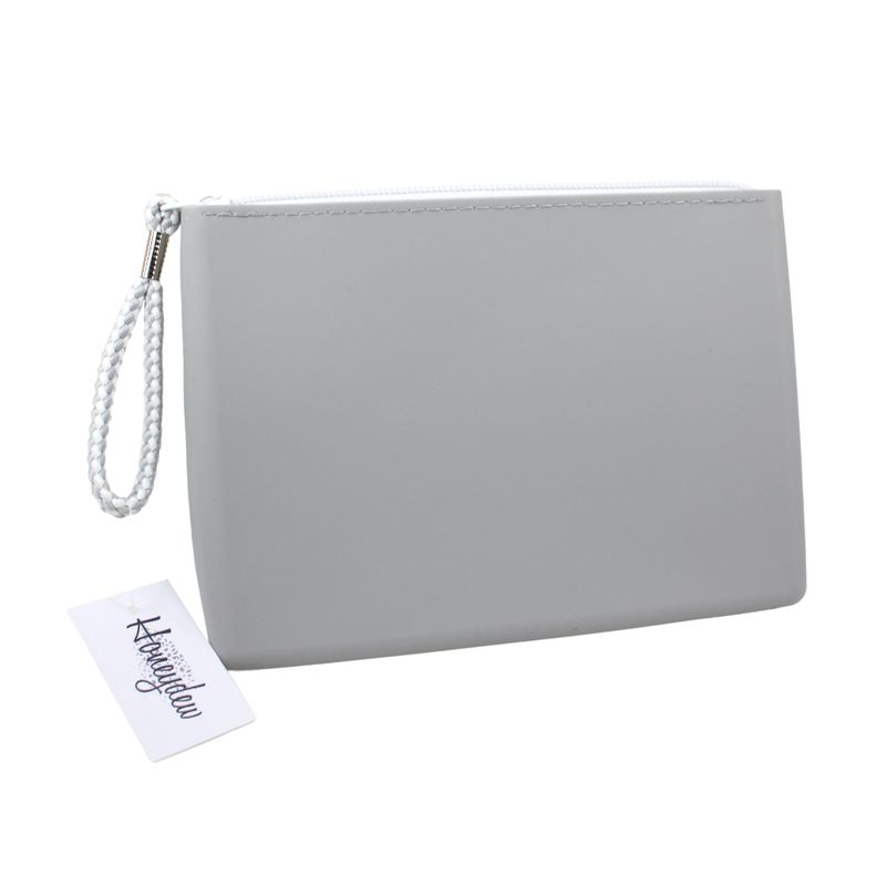 Silicone Travel Pouch, Colour: Grey