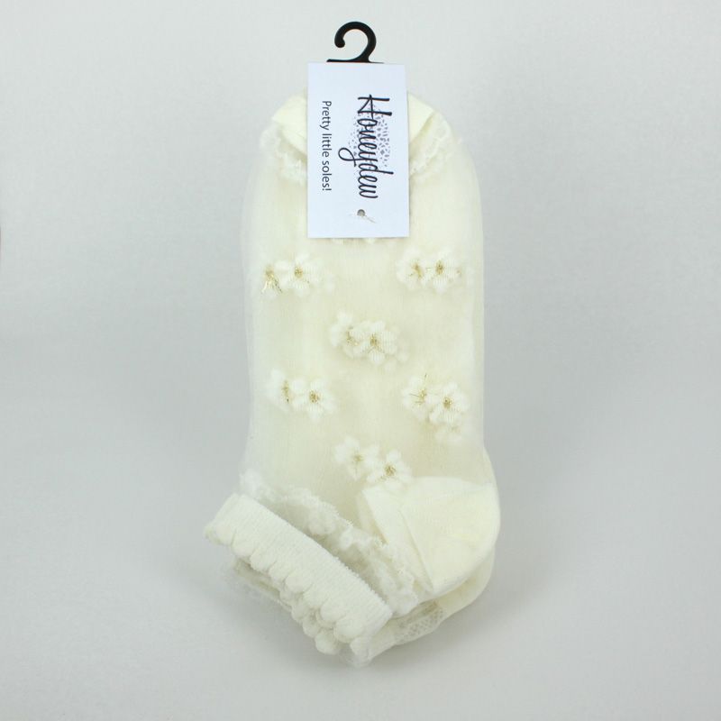 Honeydew Lady Lace Socks - 3pk Cream