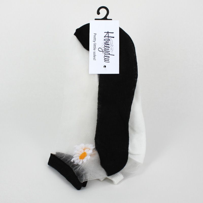 Honeydew Sheer Ankle Socks - 2pk Daisy