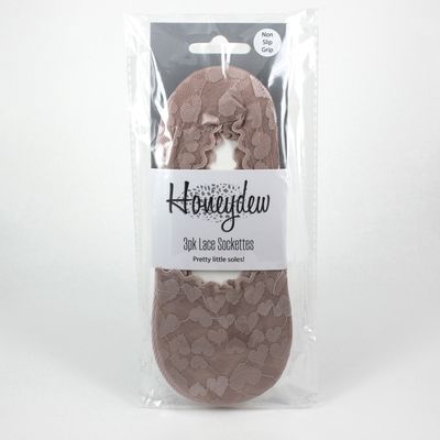 Honeydew Sockette Mix - 3pk Vintage Blush