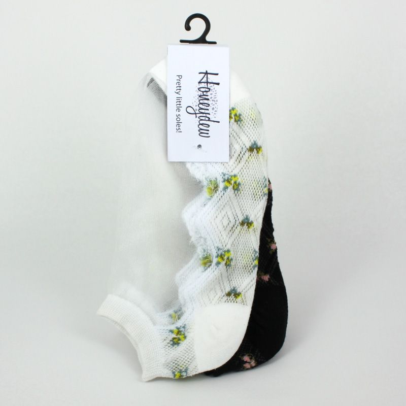 Honeydew Sheer Ankle Socks - 2pk Botanic