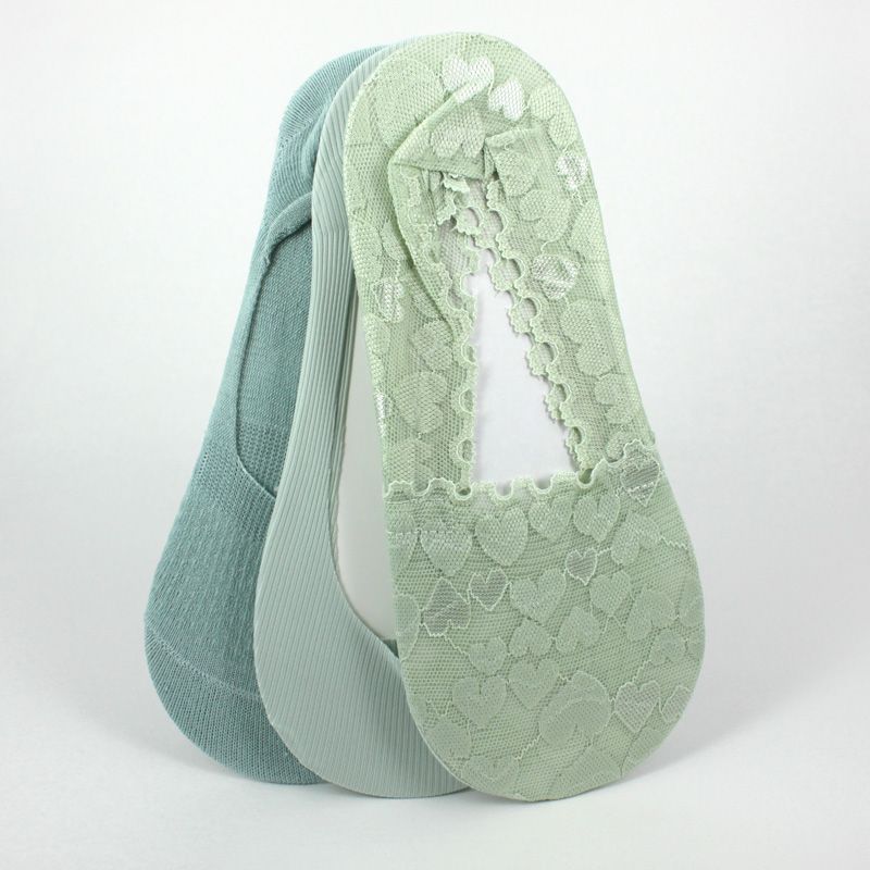 Honeydew Sockette Mix - 3pk Seafoam