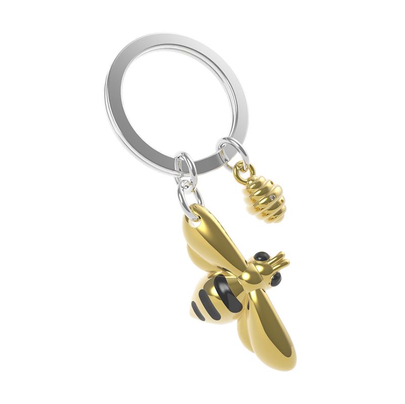 Bee Keychain (Gold)
