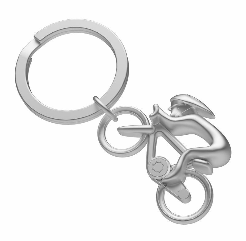 Cyclist Keychain