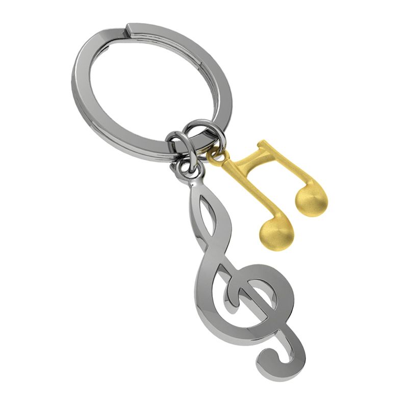 Musical Notes Keychain