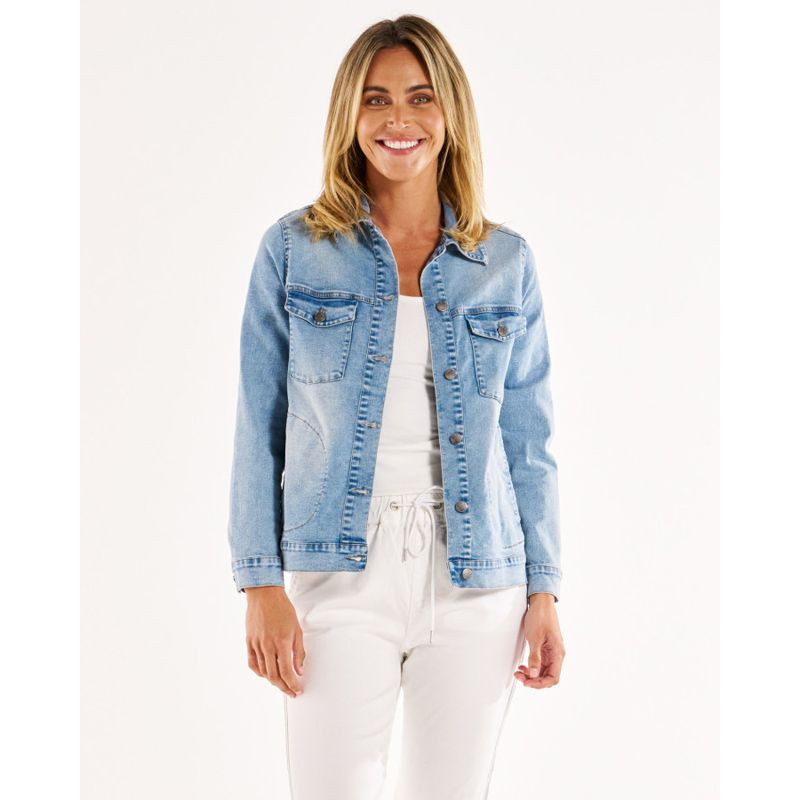 Mayfair Denim Jacket - Vintage Blue