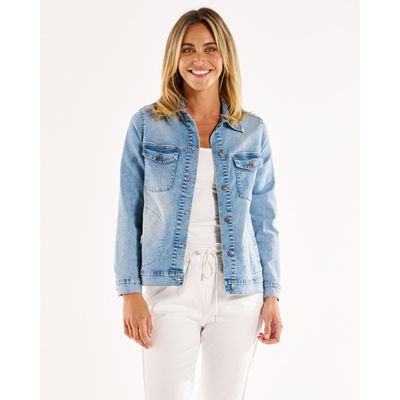Mayfair Denim Jacket - Vintage Blue