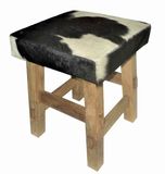 Harrison Stool Hide Black