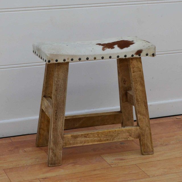 Nathan Stool Hide  - Caramel