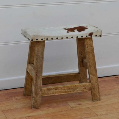 Nathan Stool Hide  - Caramel