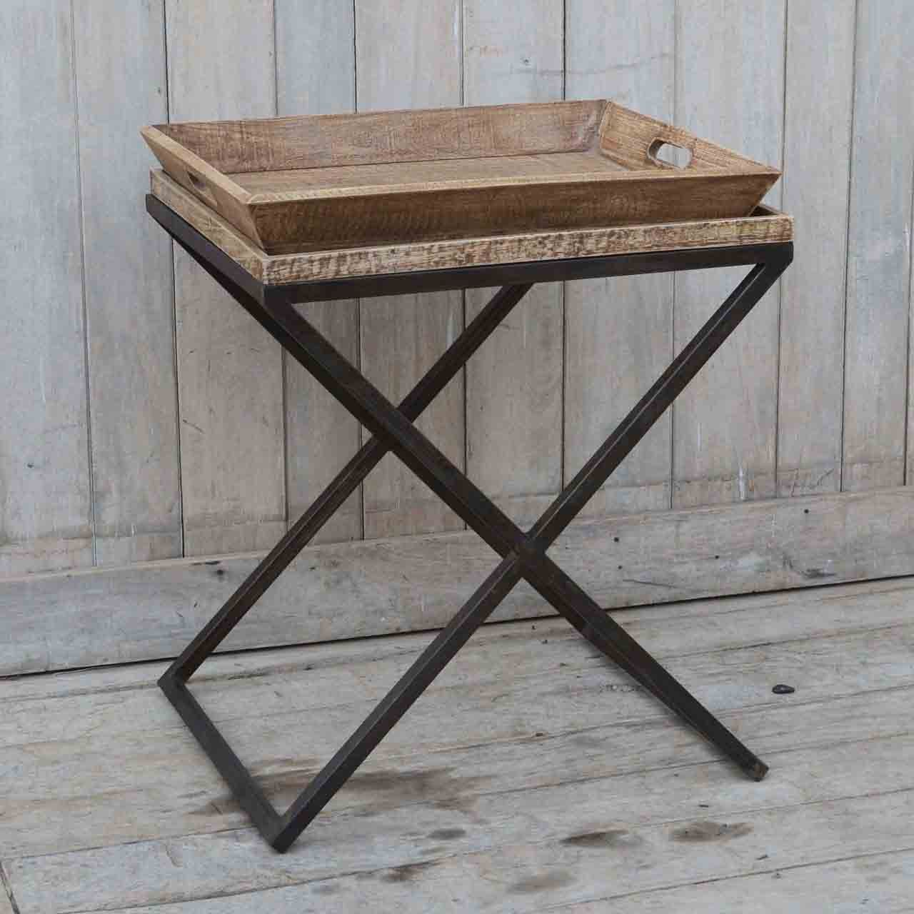 Kansas Side Table With Tray