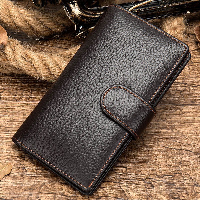 Yew - Leather Card Wallet - Coffee