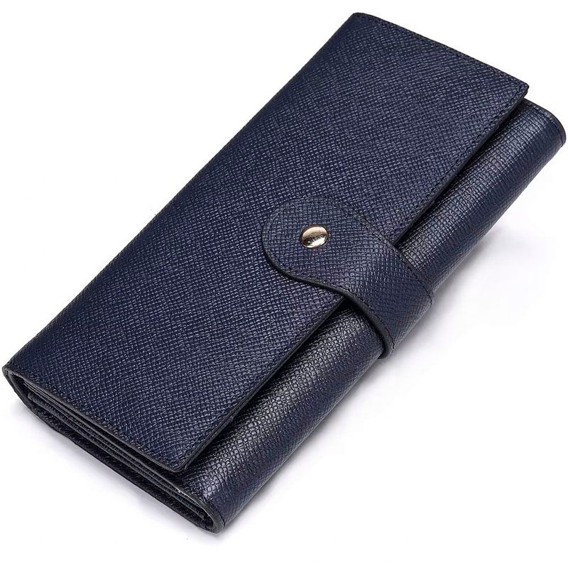 Tulip - Leather Wallet - Blue