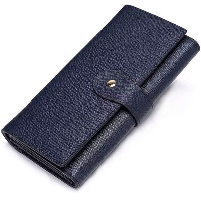 Tulip - Leather Wallet - Blue