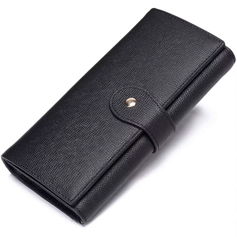 Tulip - Leather Wallet - Black