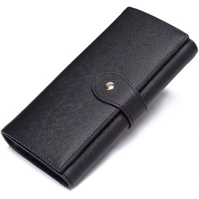 Tulip - Leather Wallet - Black