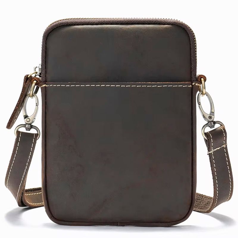 Spindle - Crazyhorse Leather Pouch - Dark Coffee