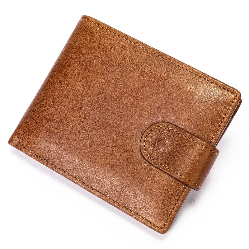 Apple - Leather Wallet - Brown