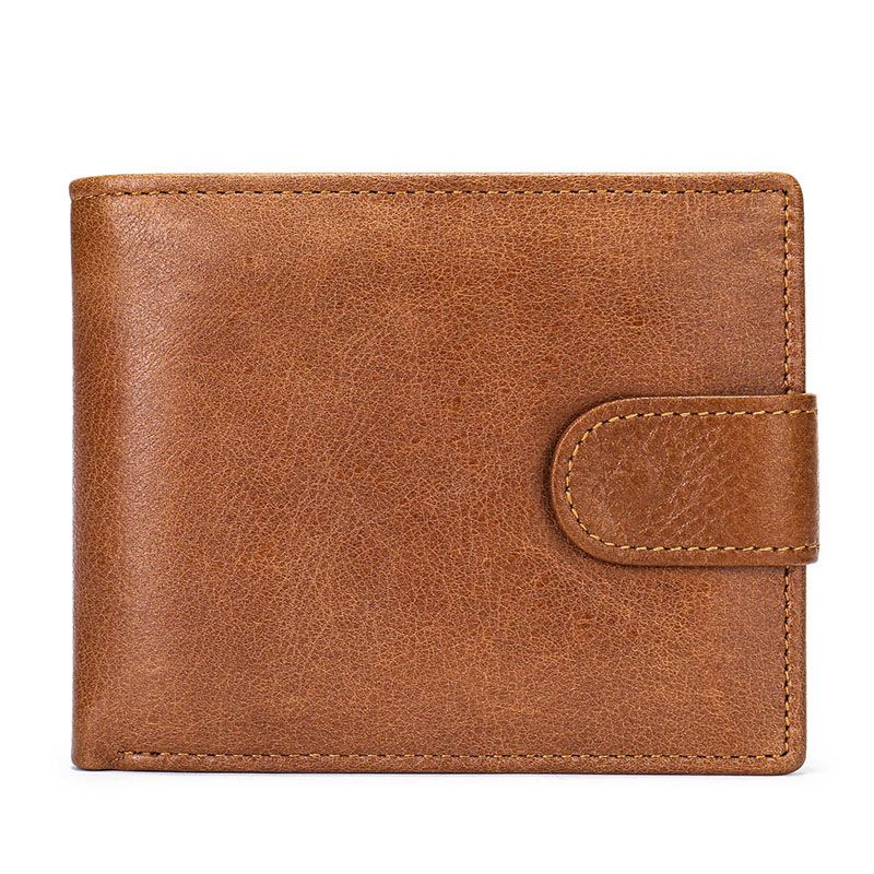 Apple - Leather Wallet - Brown