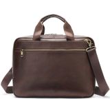 Ash - Leather Briefcase - Coffee