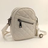 Orchid - Leather Crossbody - White