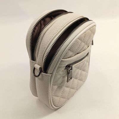 Orchid - Leather Crossbody - White