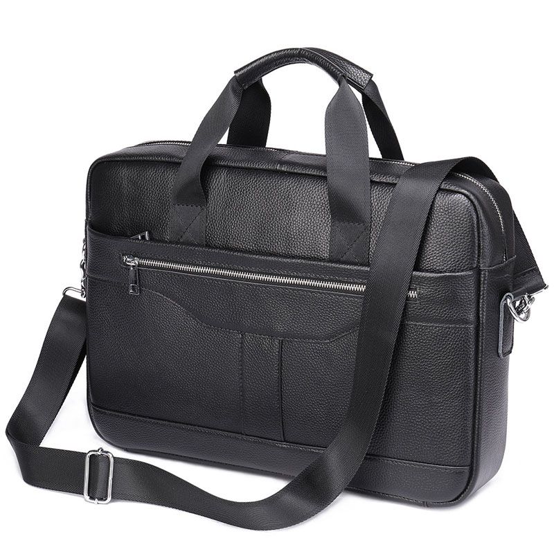 Larch - Leather Briefcase - Coffee