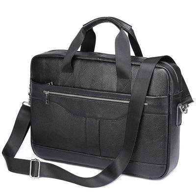 Larch - Leather Briefcase - Coffee