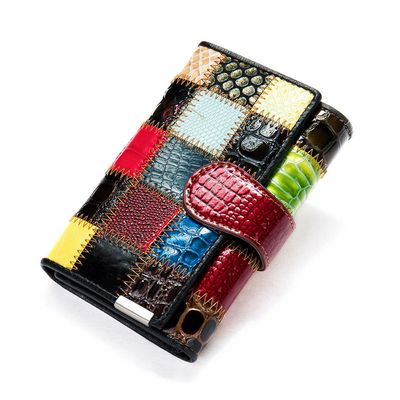 Gerbera - Leather Wallet Small - Square