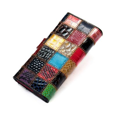Gerbera - Leather Wallet Large - Square