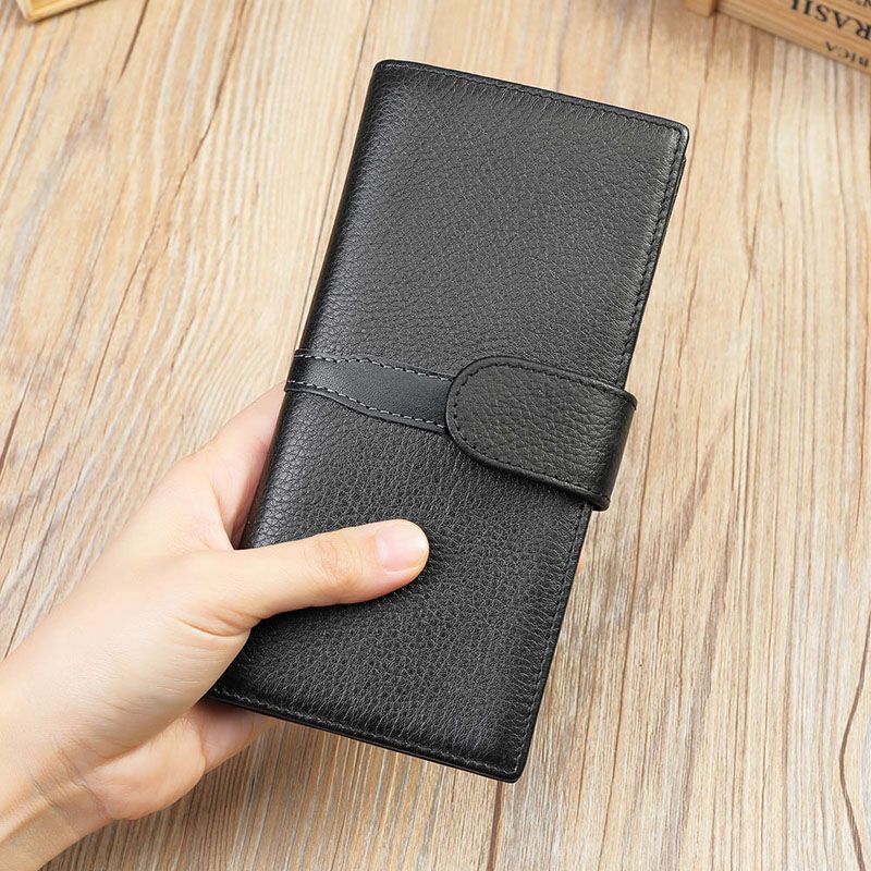 Furze - Leather Wallet - Black