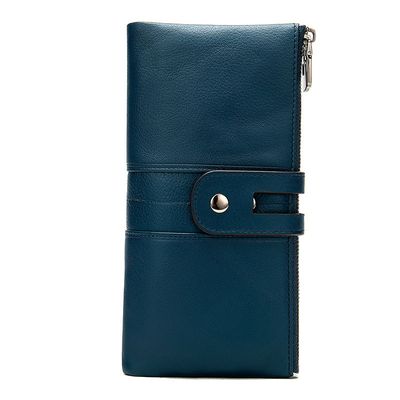 Dahlia - Leather Wallet - Blue