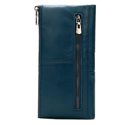 Dahlia - Leather Wallet - Blue