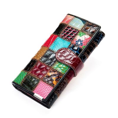 Gerbera - Leather Wallet Large - Square