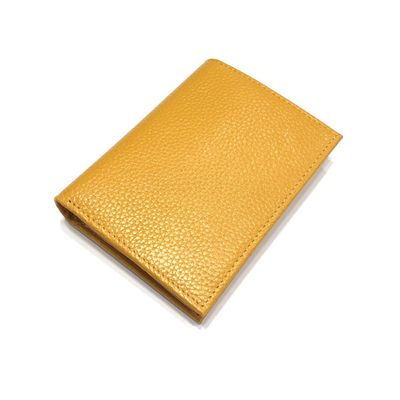 Daisy - Leather Wallet Mini - Mustard