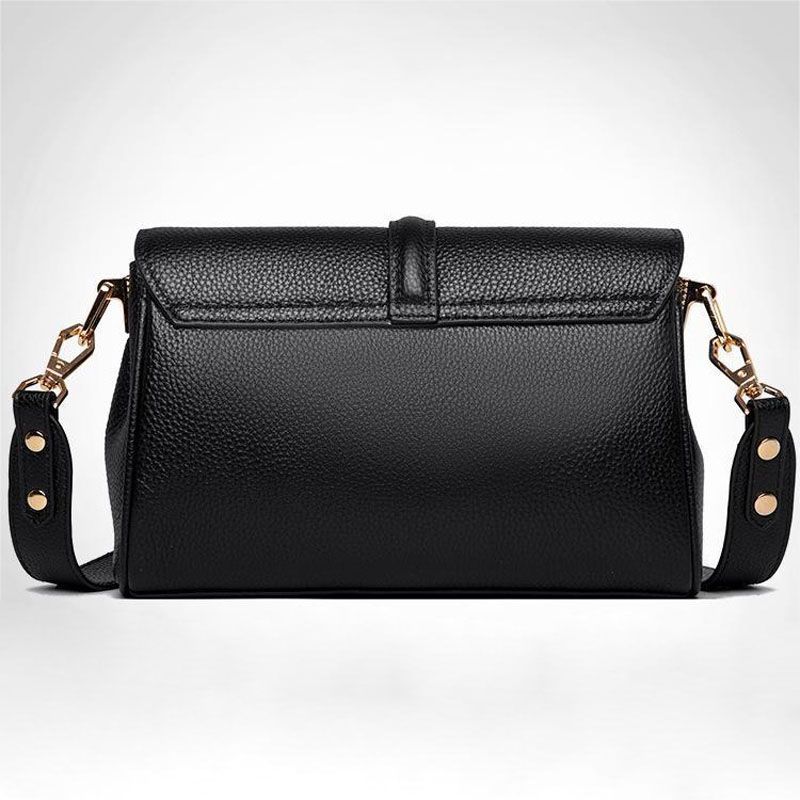 Carnation - Leather Crossbody - Black