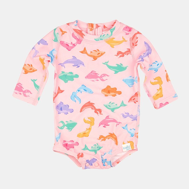 Swim Baby Onesie L/S Classic - Dishy Fishy