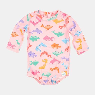 Swim Baby Onesie L/S Classic - Dishy Fishy