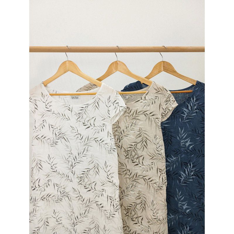 Midi Dress - Whispy Leaf