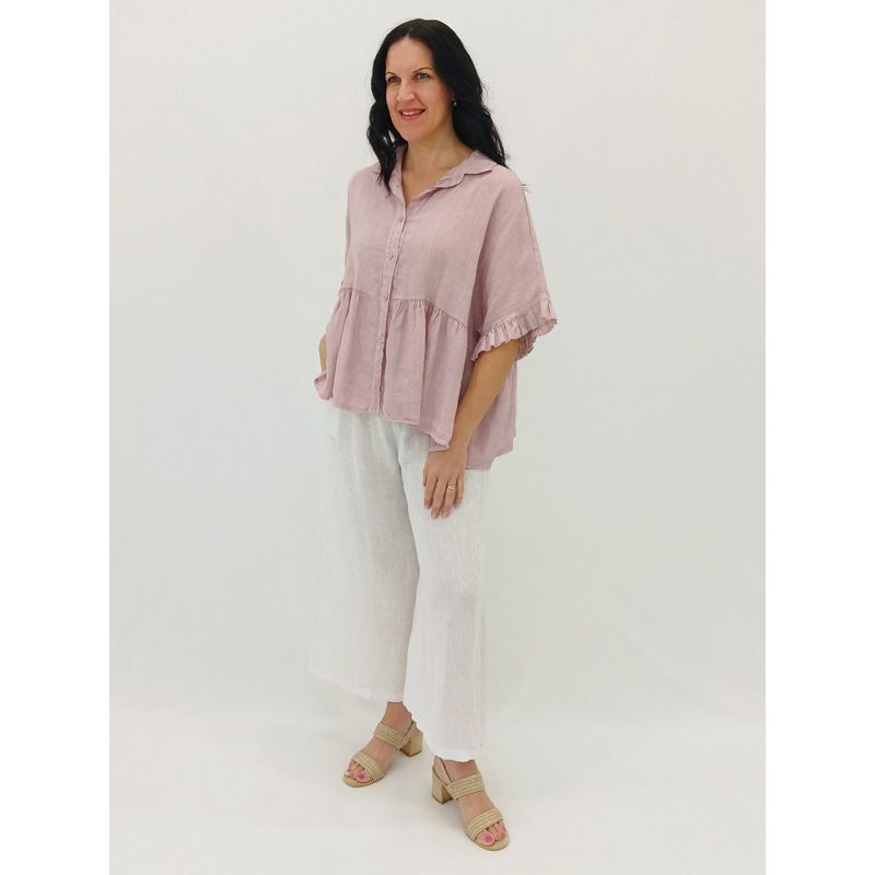The Nice n Loose Pant, Colour: White