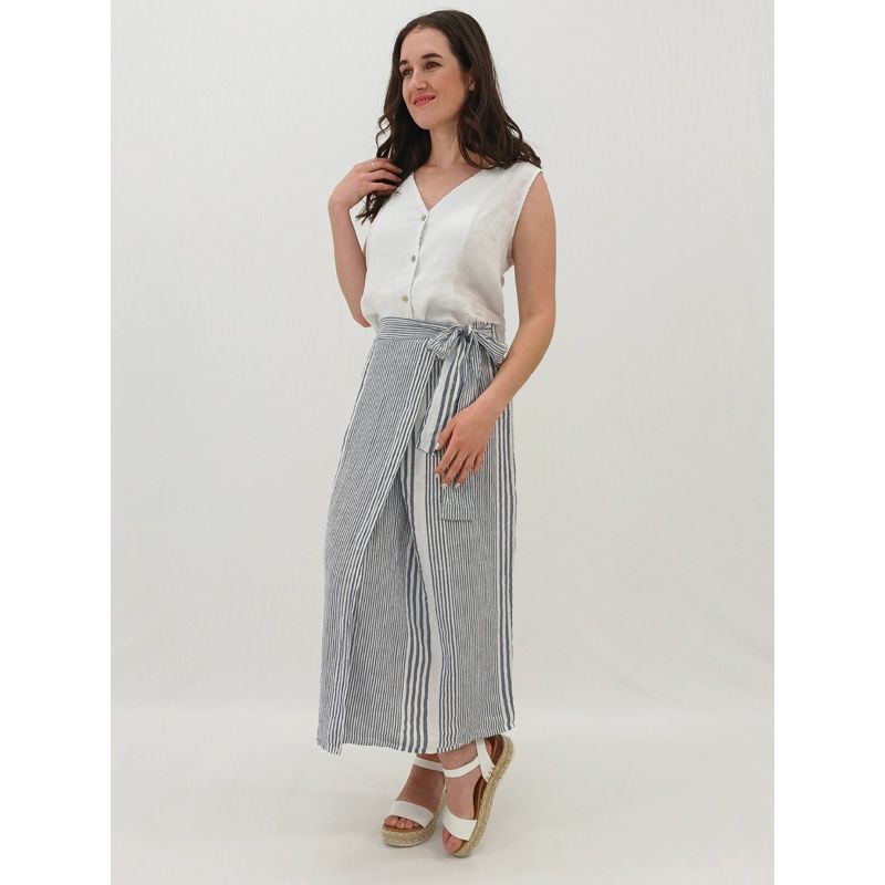 Adriana Wrap Skirt - Stripe