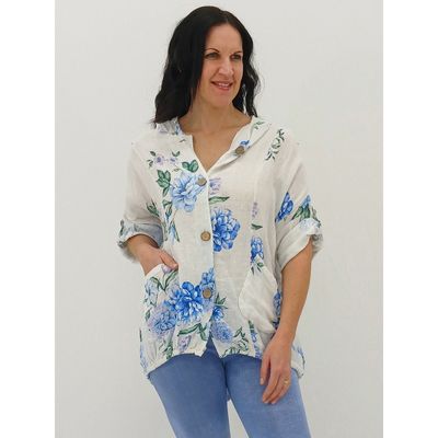 Sharon Hooded Jacket - Print