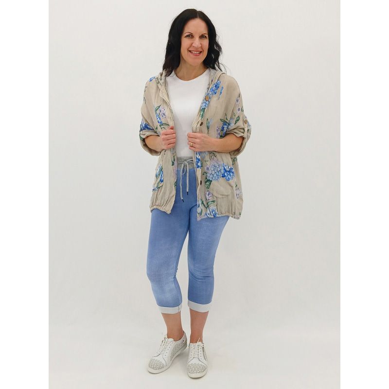 Sharon Hooded Jacket - Print