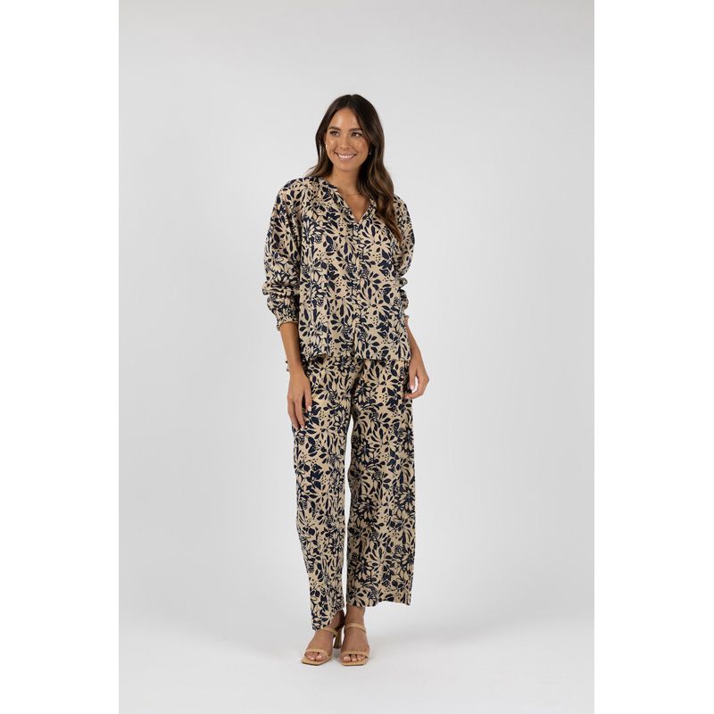 Eden Pant - Navy Print
