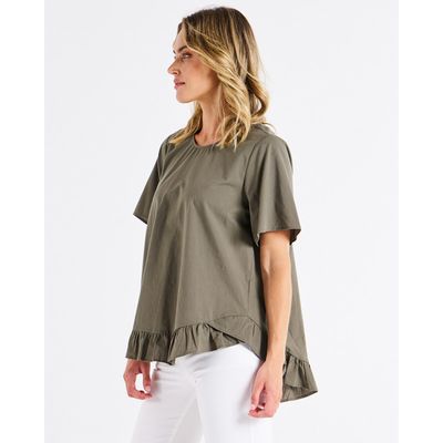 Candice Blouse - Olive Branch