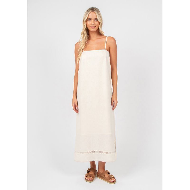Zena Maxi Dress - Natural