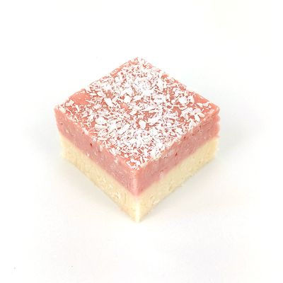 Coconut Ice Fudge
