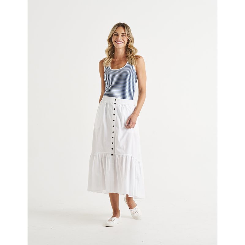 Emma Scoop Tank - Persian Stripe